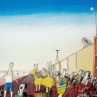 Taidepostikortti: Coney Island