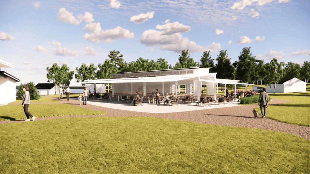 Taidekeskus Salmelan Festivaalipaviljonki, havainnekuva