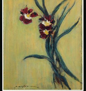 Taidepostikortti (iso): Orkidea