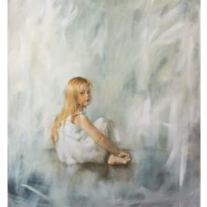 Taidepostikortti (iso): Varpaisillaan