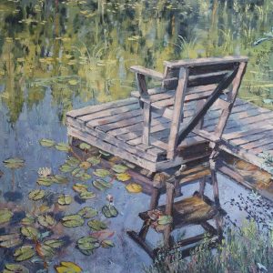 Taidepostikortti: Hiljaisuuden äärellä