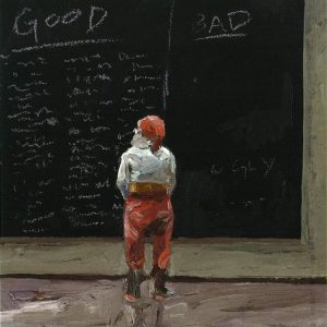 Joulukortti A6: Good/bad