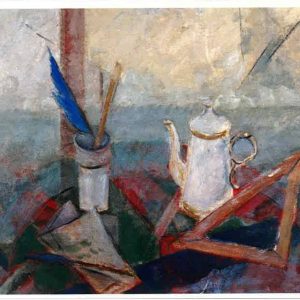 Taidepostikortti: Asetelma (1984)