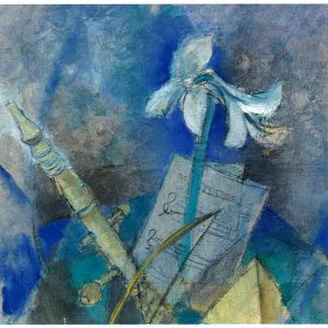 Taidepostikortti: Puuhuilu