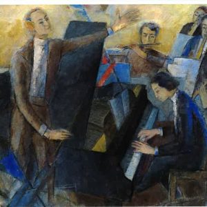 Taidepostikortti A6: Musiikkiasetelma I