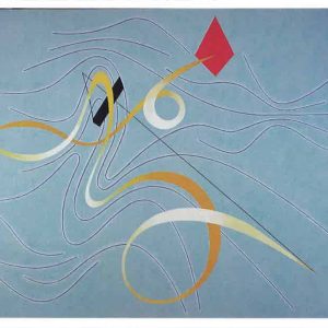 Taidepostikortti: Pieni leijan lennättäjä