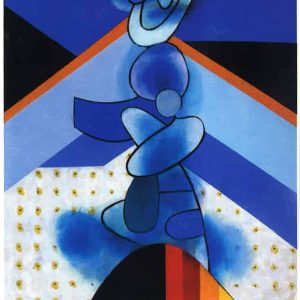 Taidepostikortti (taitettu): Muisto lähdöstä