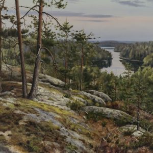 Taidepostikortti: Katseen reitti