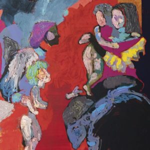 Taidepostikortti: Family After Poussin