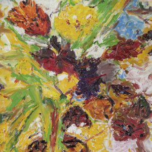 Taidepostikortti: Kukkia IV