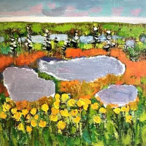 Taidepostikortti (neliö): Kaltiolammet