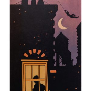 Taidepostikortti: Kiikussa II