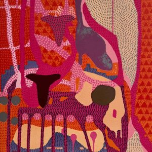 Mäkelä, Marika: Love V (2024), serigrafia