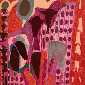 Mäkelä, Marika: Love VI (2024), serigrafia