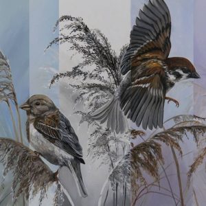 Taidepostikortti (neliö): Kanssasi