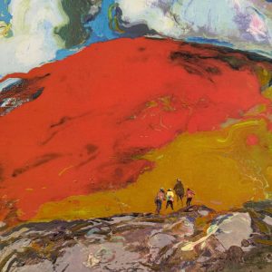 Saali, Tuomo: Värin voimalla (2022), serigrafia