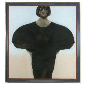 Taidepostikortti (taitettu): Hän