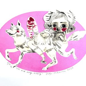 Tukiainen, Katja: GIRL and Wolf Riding