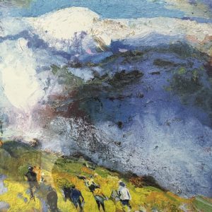 Saali, Tuomo: Kevään valoa (2025), litografia