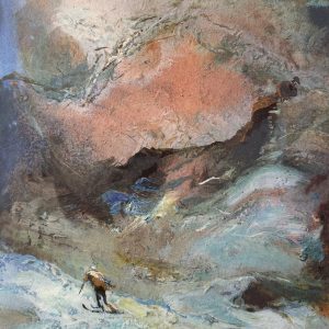 Saali, Tuomo: Vapaa lasku (2025), litografia